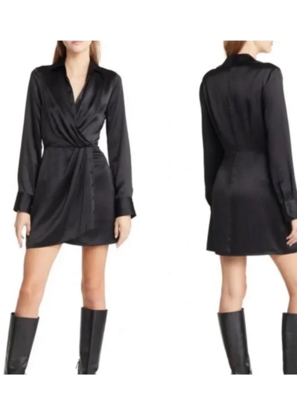 Reformation black mini dress!